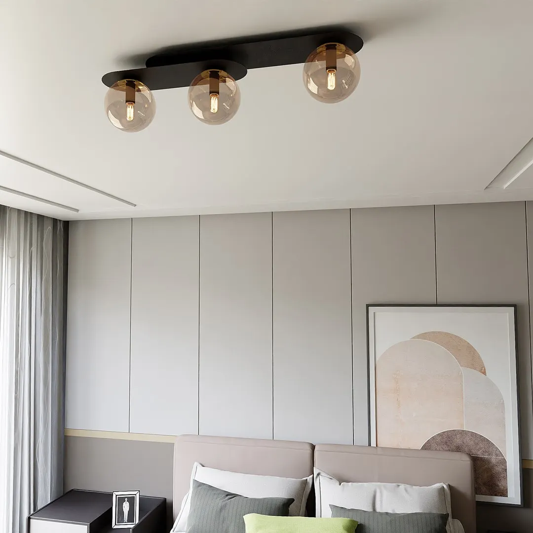 Lampa sufitowa PLAZA Czarny 1120/3 - 1120/3