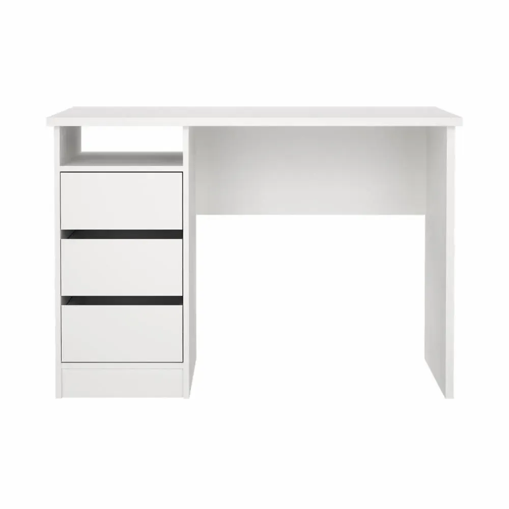 Biurko z 3 szufladami FUNCTION PLUS 110cm białe - TV_704924949