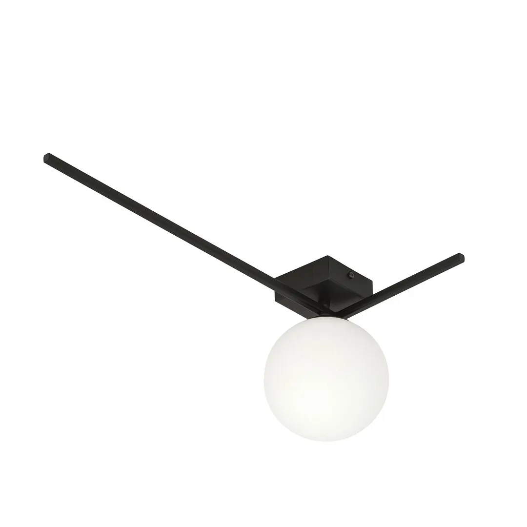 Lampa sufitowa IMAGO 1F czarny biały — zdjęcie 4