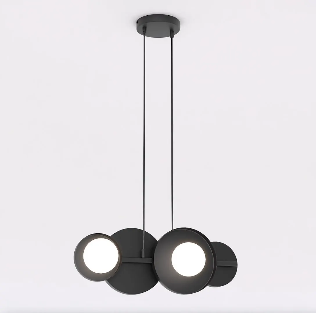 Lampa wisząca metalowa MODEL 4 czarna