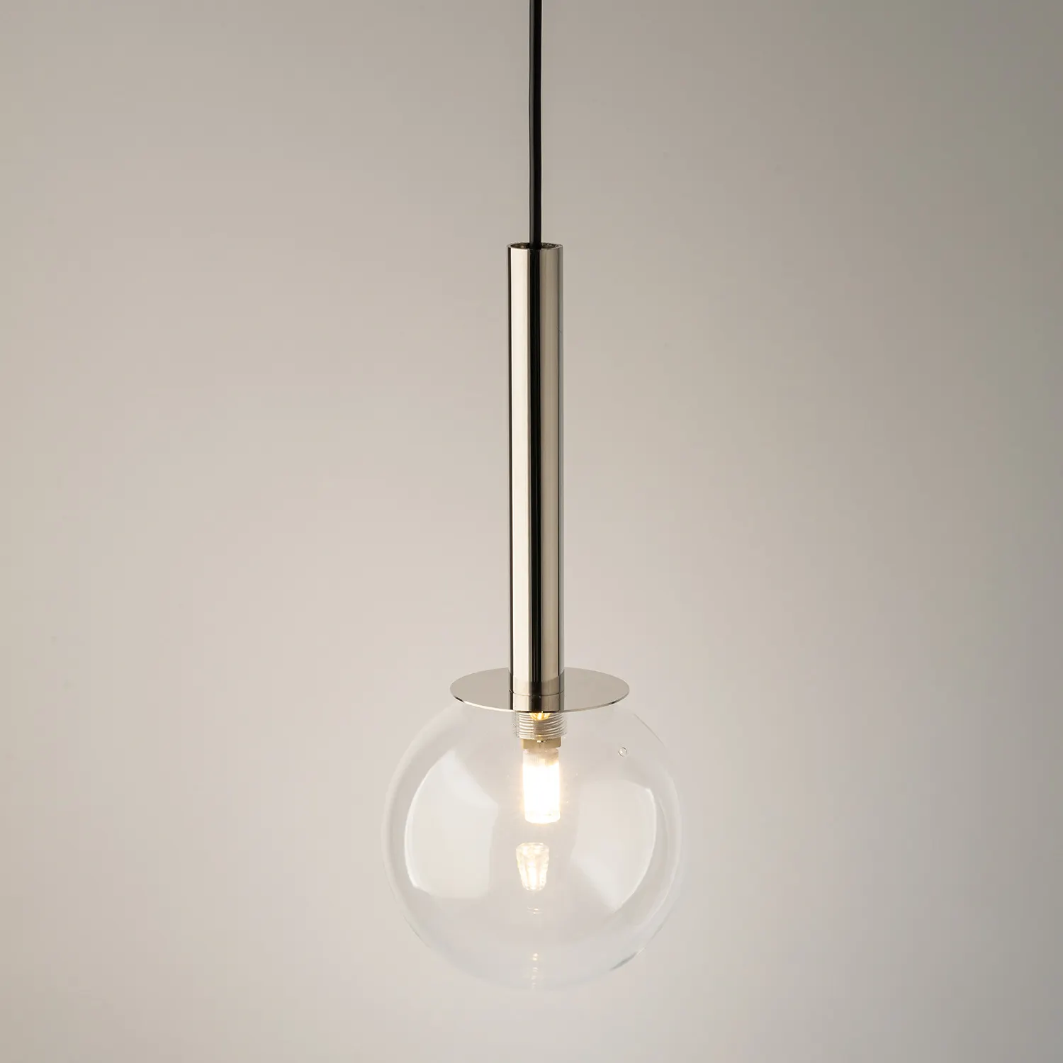 Lampa wisząca DAISY 1 czarno-srebrna - SI_40751