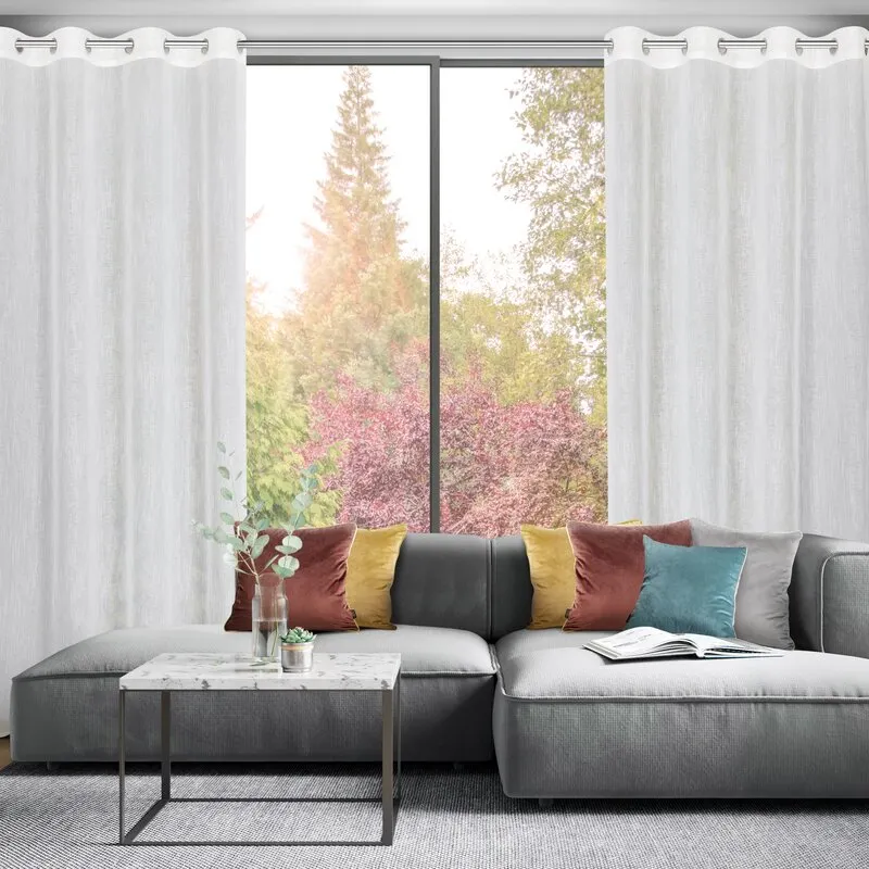 FIRANA GOTOWA AMIRA 140 X 250 CM BIAŁY — zdjęcie 8