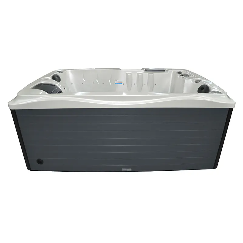 Jacuzzi ogrodowe 2-os. z hydromasażem SPA-749 200x135 cm biały/antracyt - HS_SPA749-3282