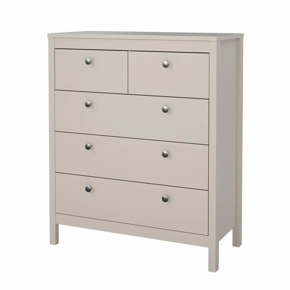 Komoda z 5 szufladami MADRID cashmere - TV_79661NKNK