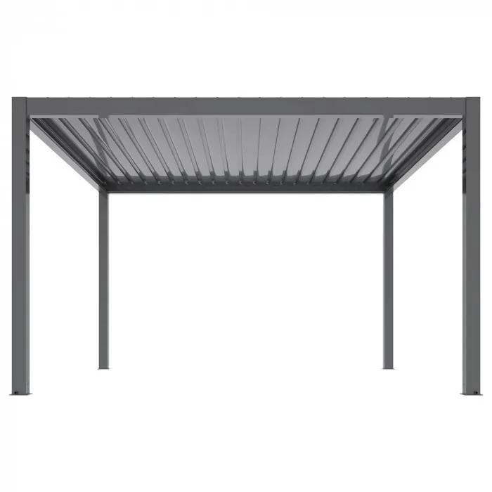 Pergola elektryczna LUXE 4x4m antracyt z LED - MI_5905610251499