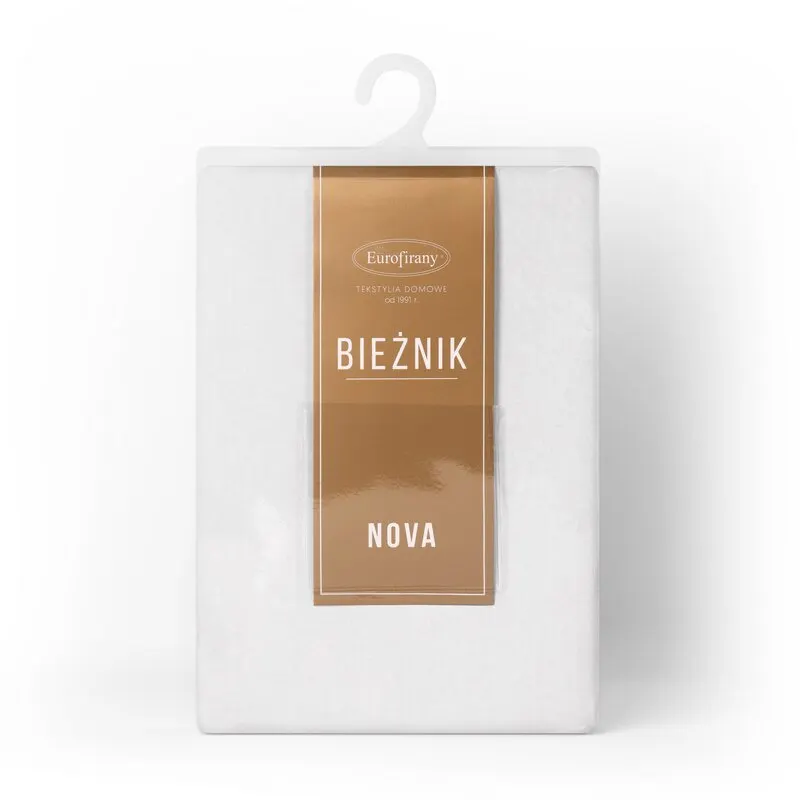 OBRUS ZOJA 40 X 200 CM BIAŁY - EU_393559