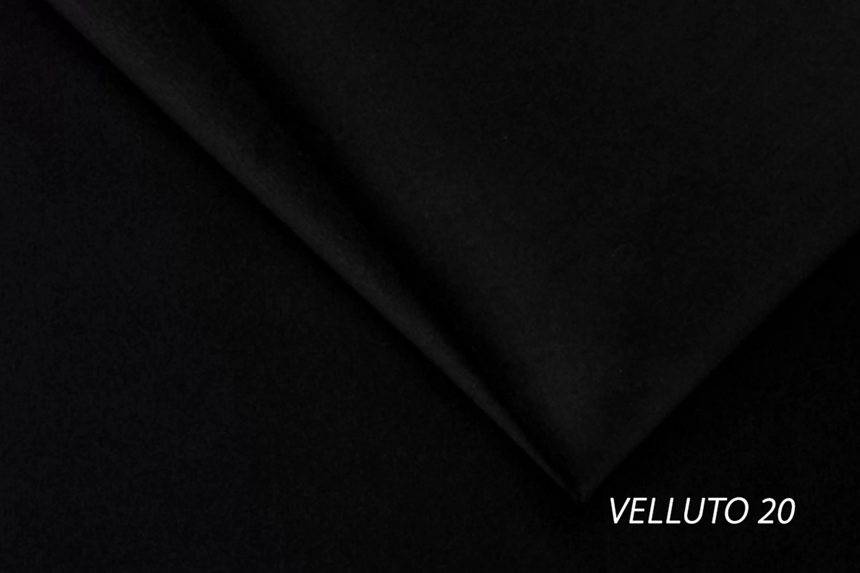 Łóżko Nicole z pojemnikiem / 180x200 / Velluto 20 - czarny - B_158748