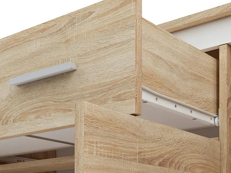 Komoda 3-drzwiowa z szufladą AVO 13 sonoma jasna - 1AVO13-001