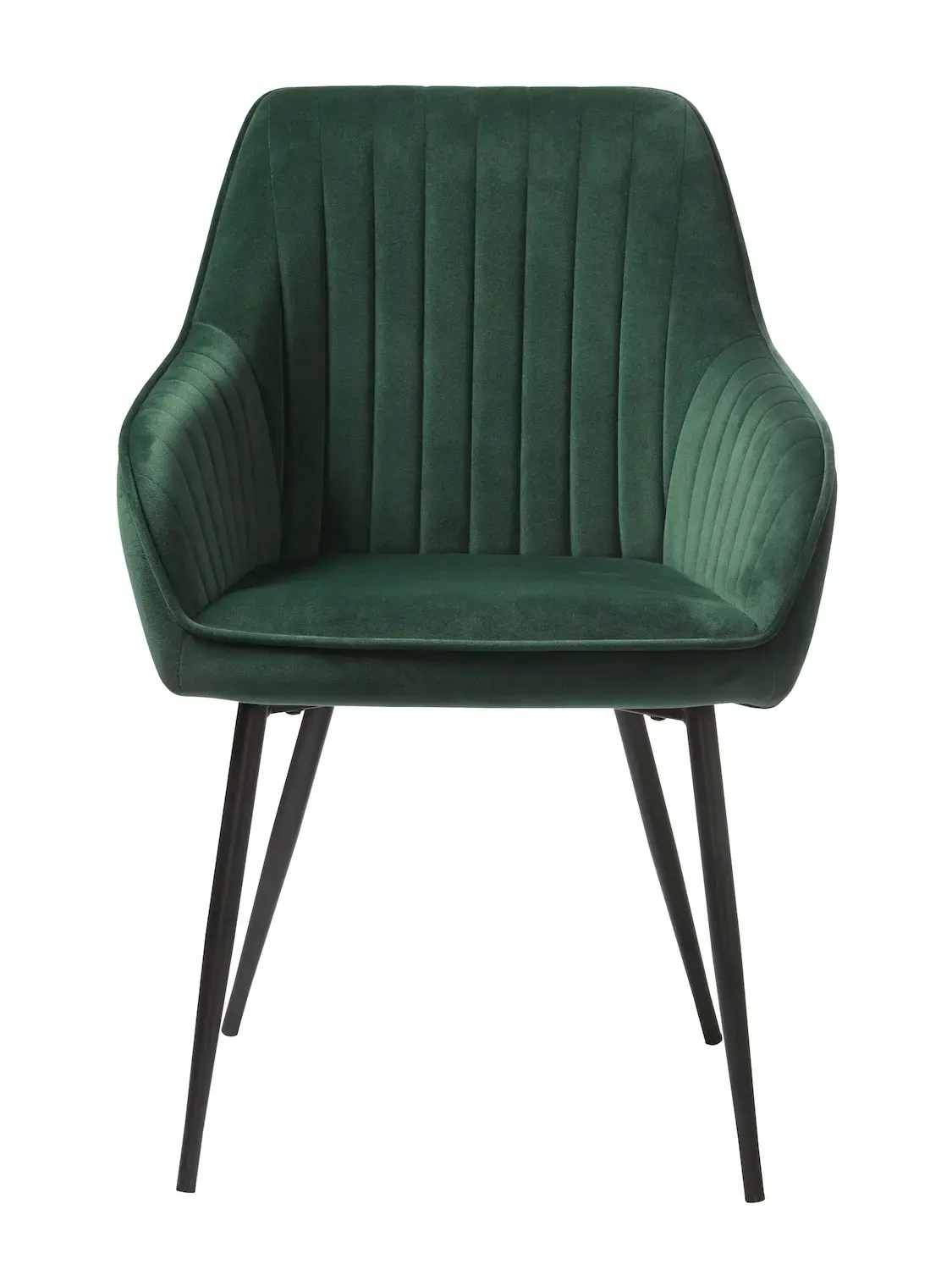 Krzesło tapicerowane MELFORT - zielone - UN_33510004