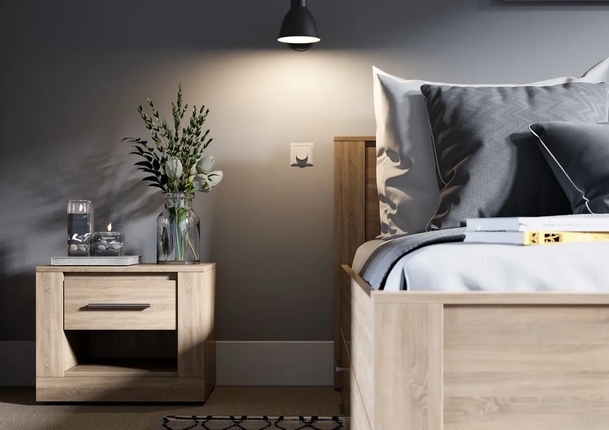 Szafka nocna Idea 07 dąb shetland - ID7DH