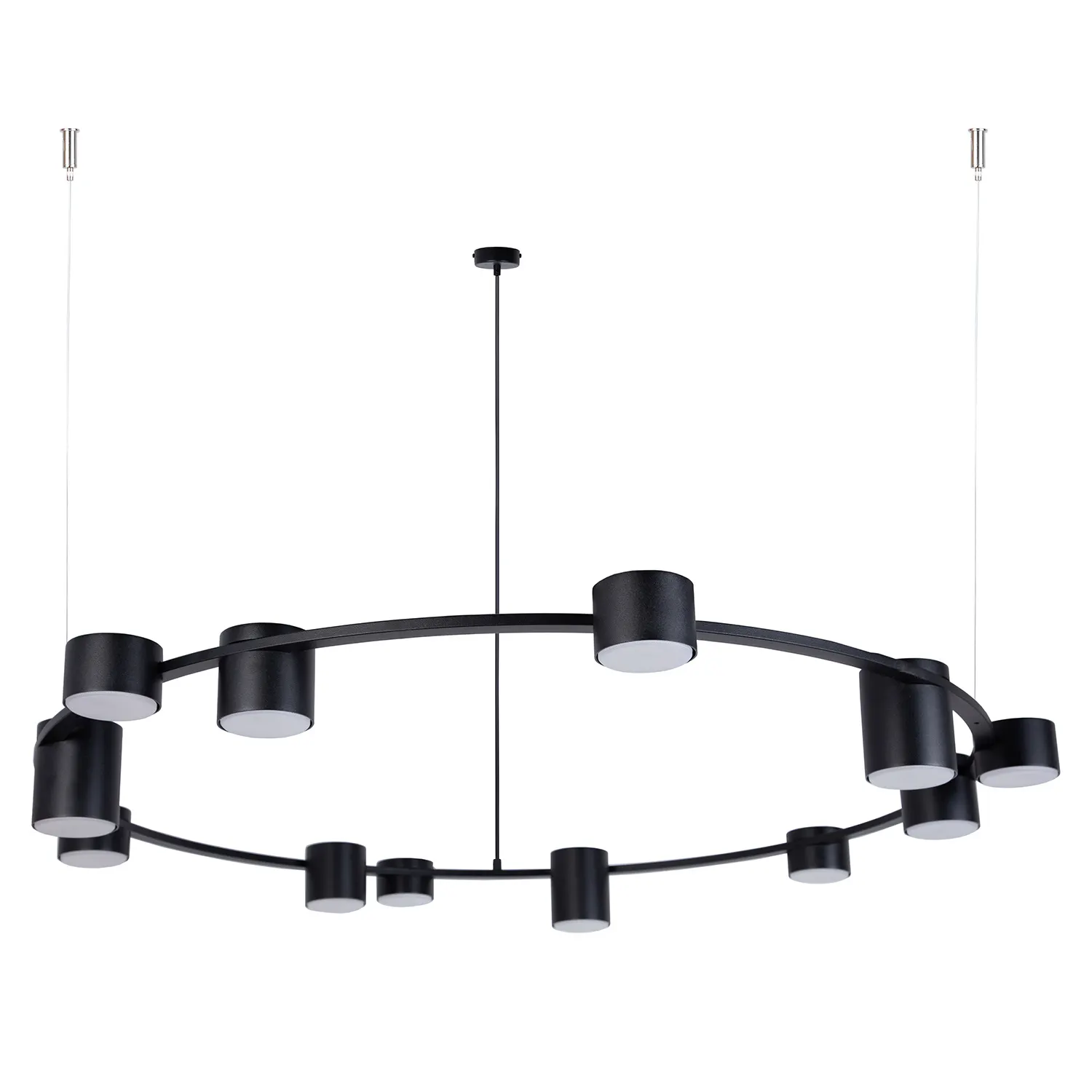 Lampa wisząca 12-punktowa KODO 12 czarna