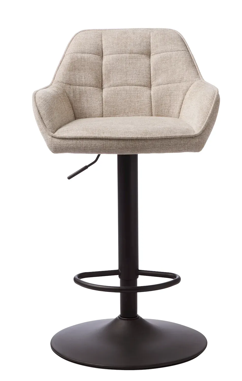 Hoker pikowany NOLAN z regulacją wysokości piaskowy - UN_50840000