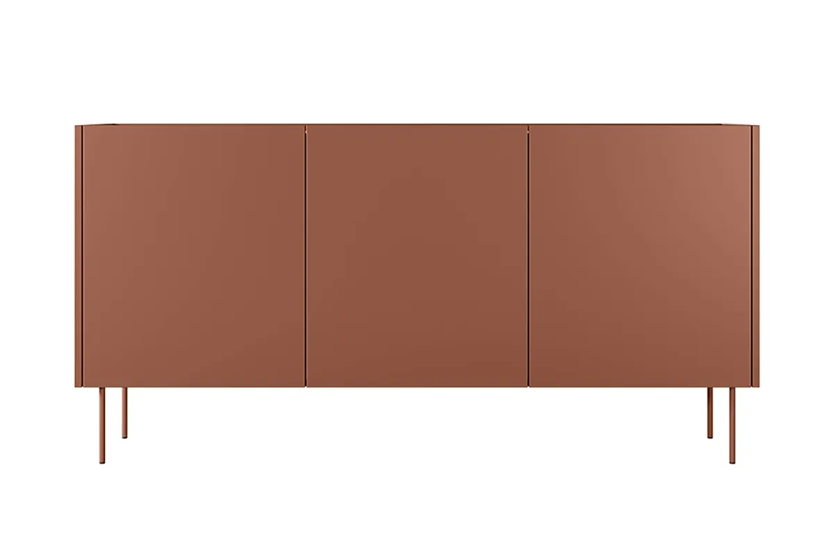 Komoda DESIN 170 3D - czerwony ceglany - dąb nagano - B_148975