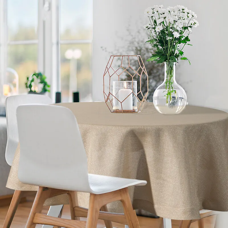 OBRUS STELLA 1 O 150 CM ZŁOTY - EU_424850