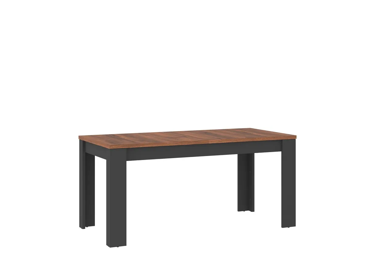 STÓŁ ROZKŁADANY PERAZZO PEZT02 160(200)x90cm  ANTRACYT/DĄB AMARETTO HUDSON