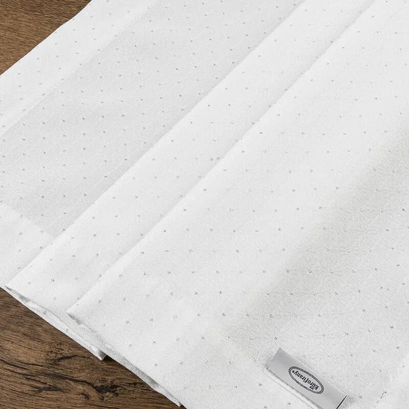 OBRUS ELLEN 140 X 240 CM BIAŁY - EU_391219