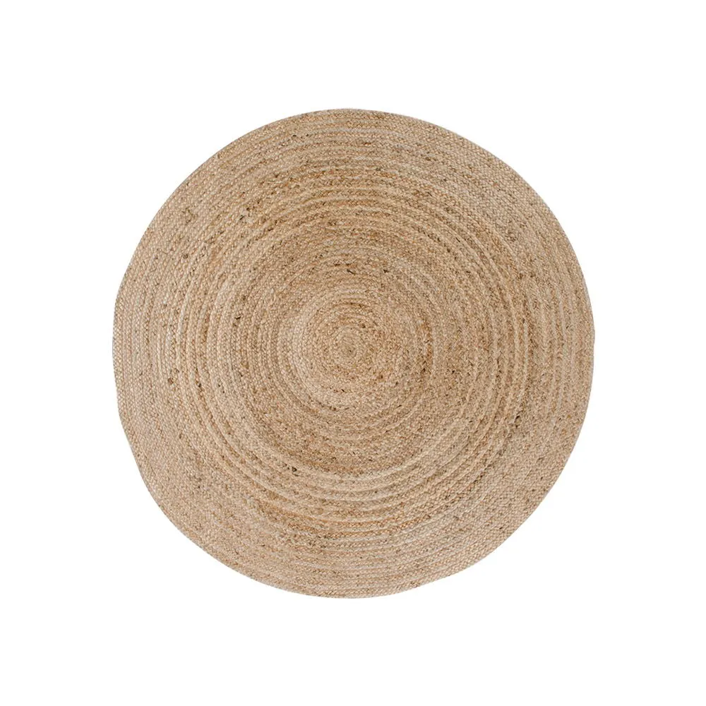 Dywan jutowy okrągły BOMBAY 90 cm naturalna plecionka