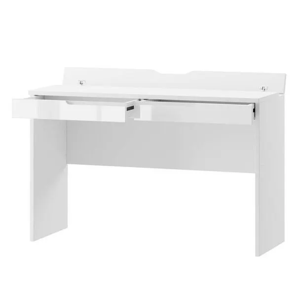 Toaletka SELENE 31 2 szuflady biały połysk 120x76x46cm - TH-100-0415