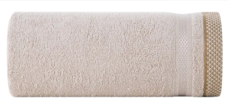 RĘCZNIK ABBIE (03) 100 X 150 CM BEŻOWY