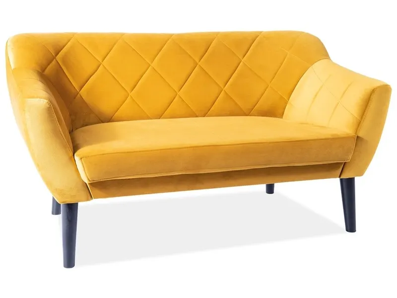 Sofa 2-osobowa KARO 2 VELVET Bluvel 68 curry buk Signal Sofa 2-osobowa KARO 2 VELVET Bluvel 68 curry buk Signal