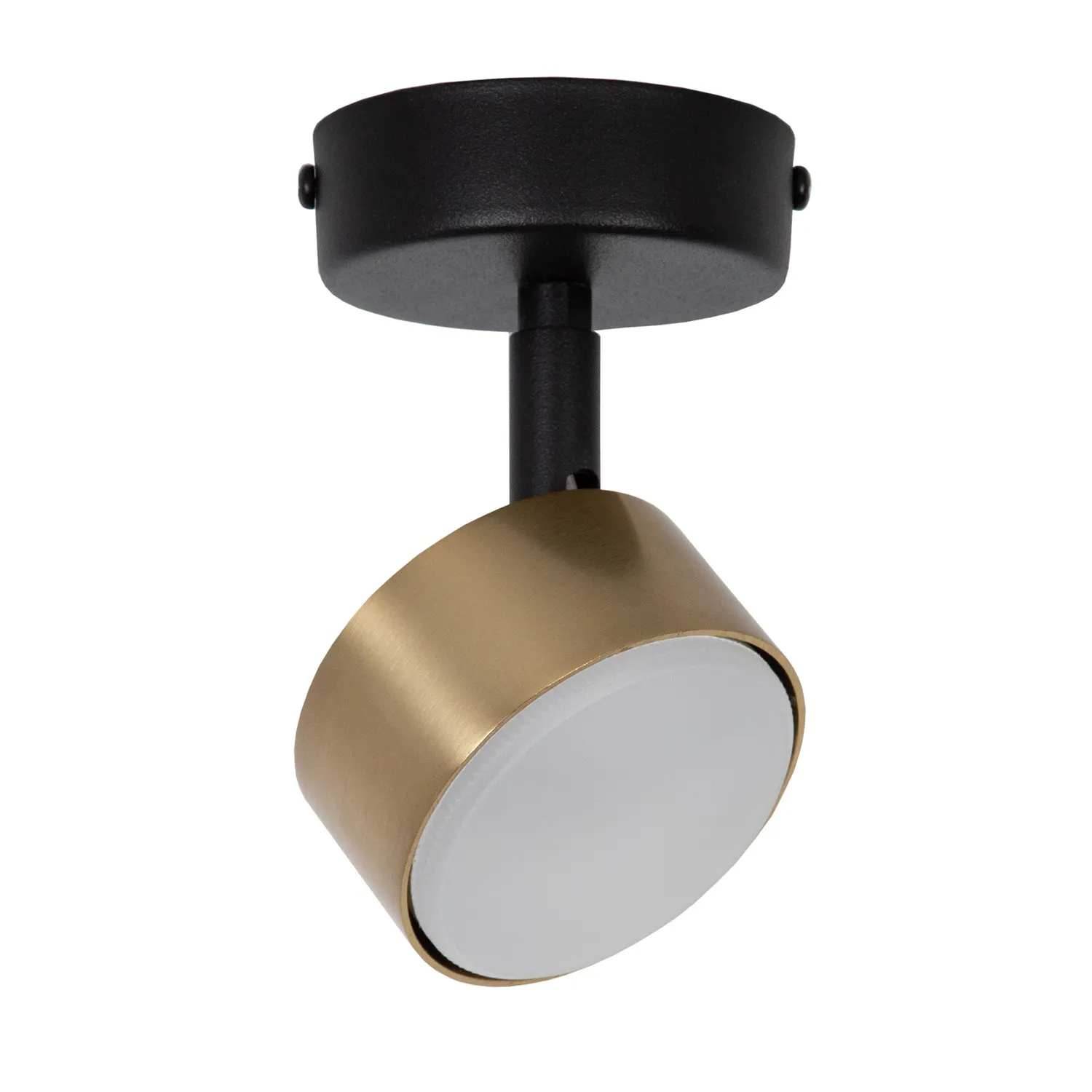 Lampa sufitowa/plafon NEMO 1 S czarno-złoty