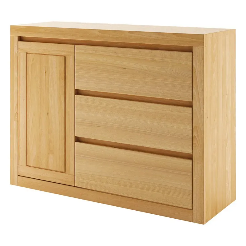 Komoda bukowa KD415 Naturalny DREWMAX — zdjęcie 2