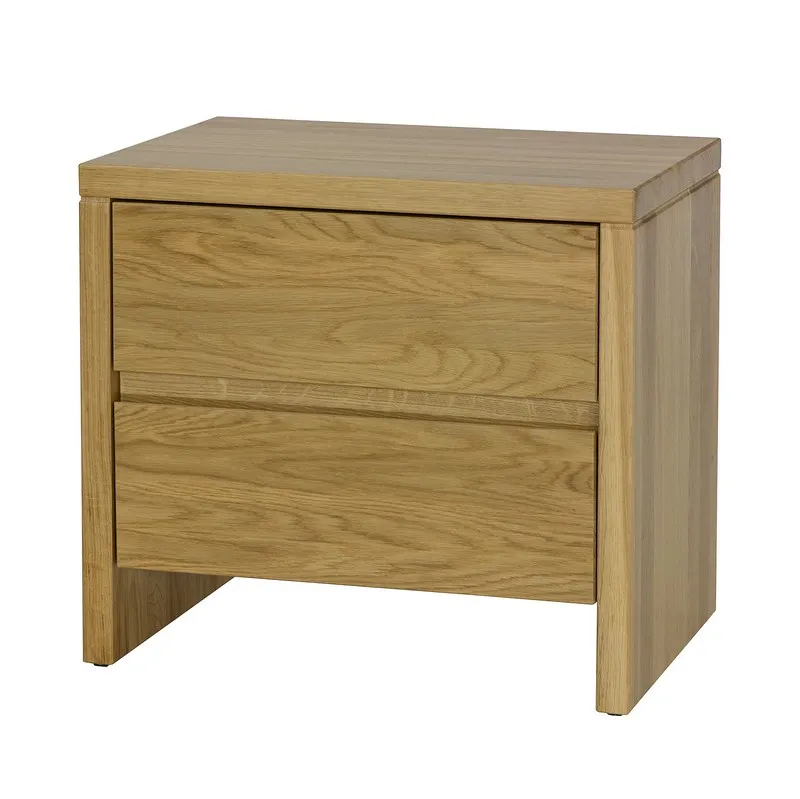 Szafka nocna dębowa SN215 Surowy nielakierowany DREWMAX - 18273