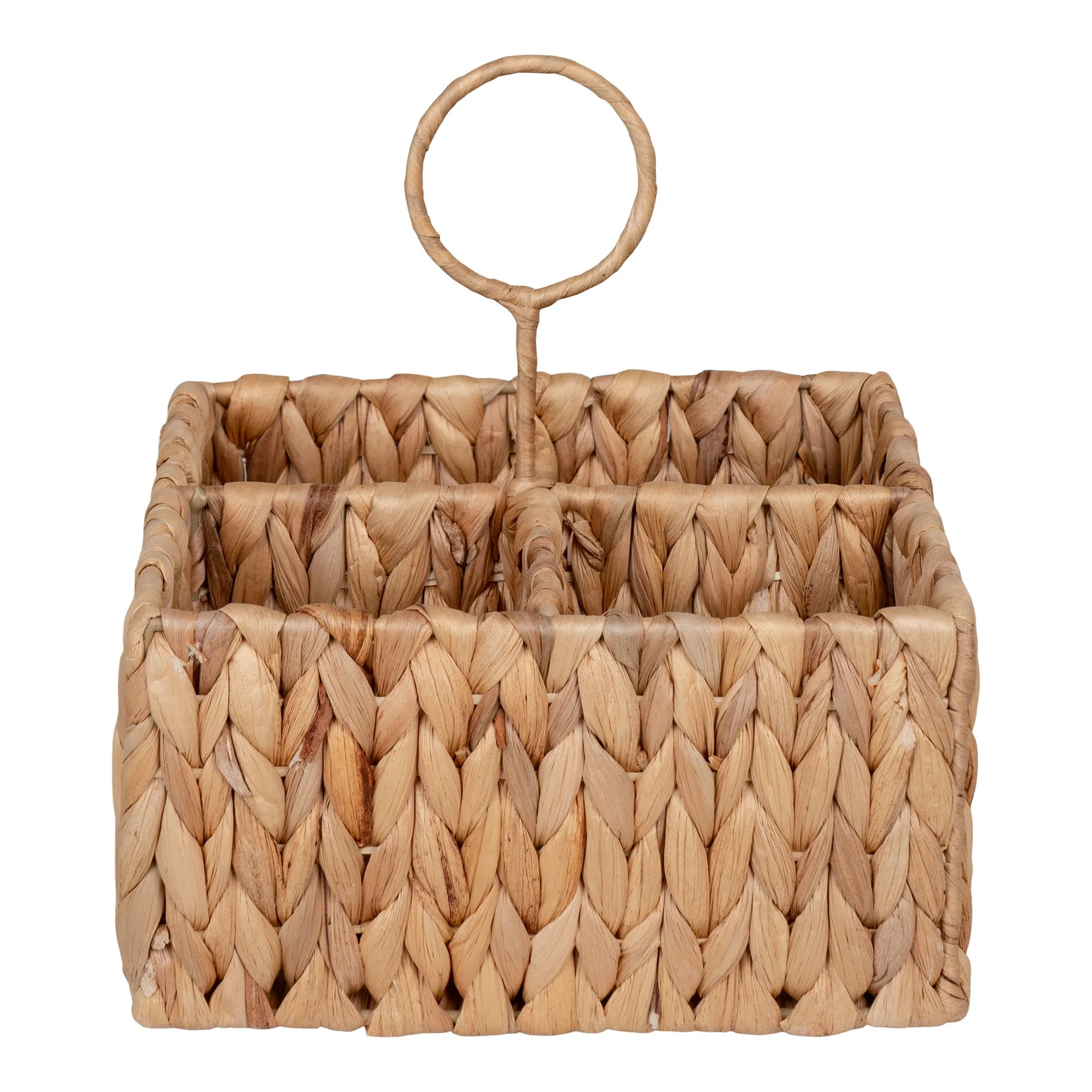 Pudełko do przechowywania PLEIKU hiacynt wodny 20x11x20 cm naturalny - 4401551