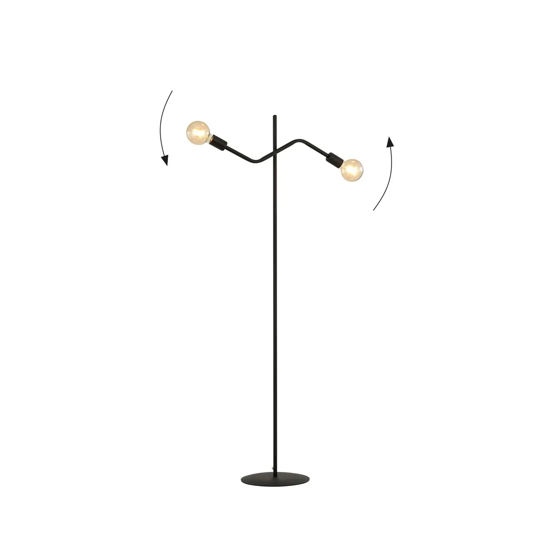 Lampa sufitowa FRIX Czarny 1126/LP2 - 1126/LP2