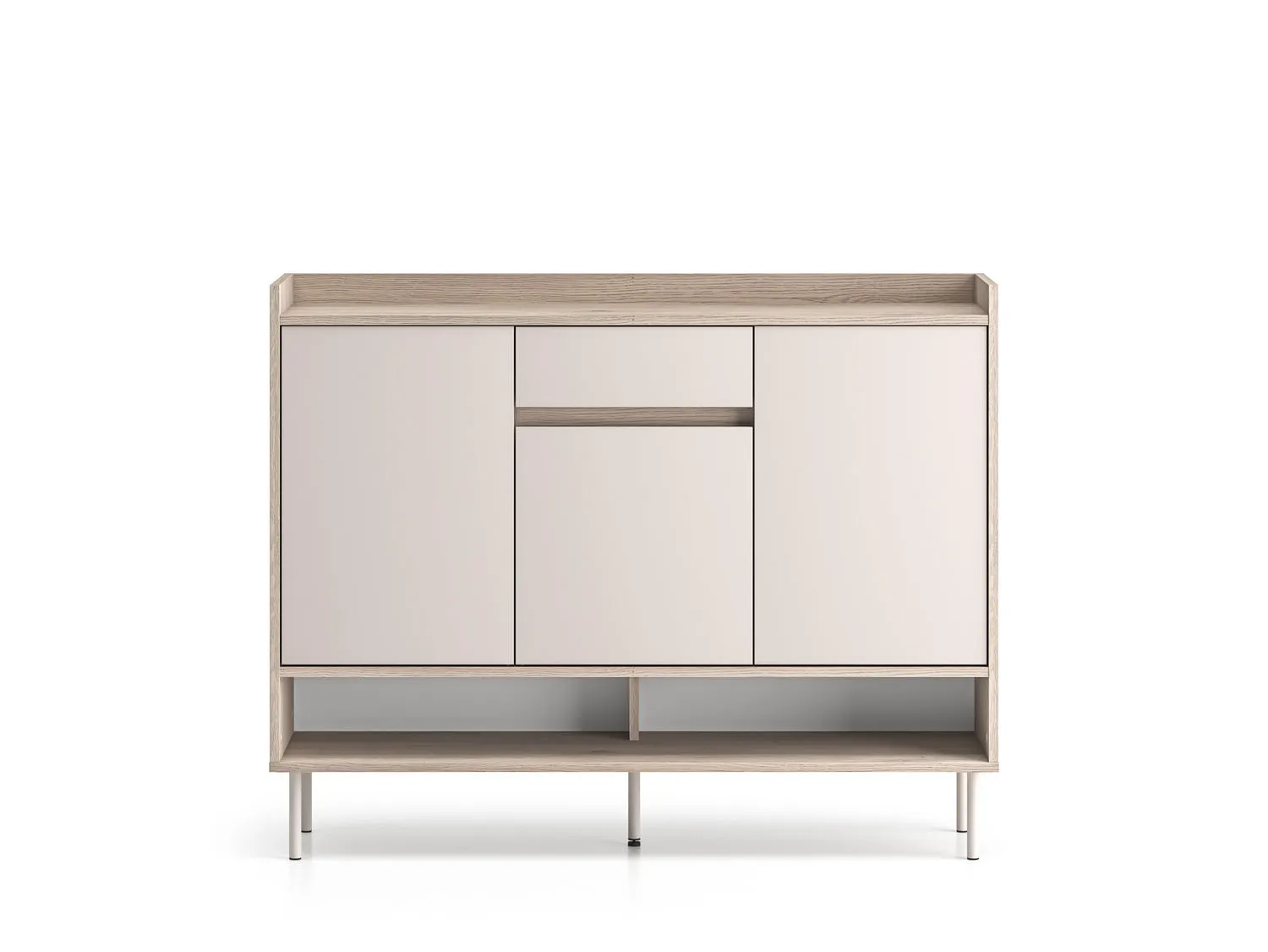 Szafka na buty z szufladą VOCO 120 cm dąb cremona/kaszmir - 1VOCO02-001