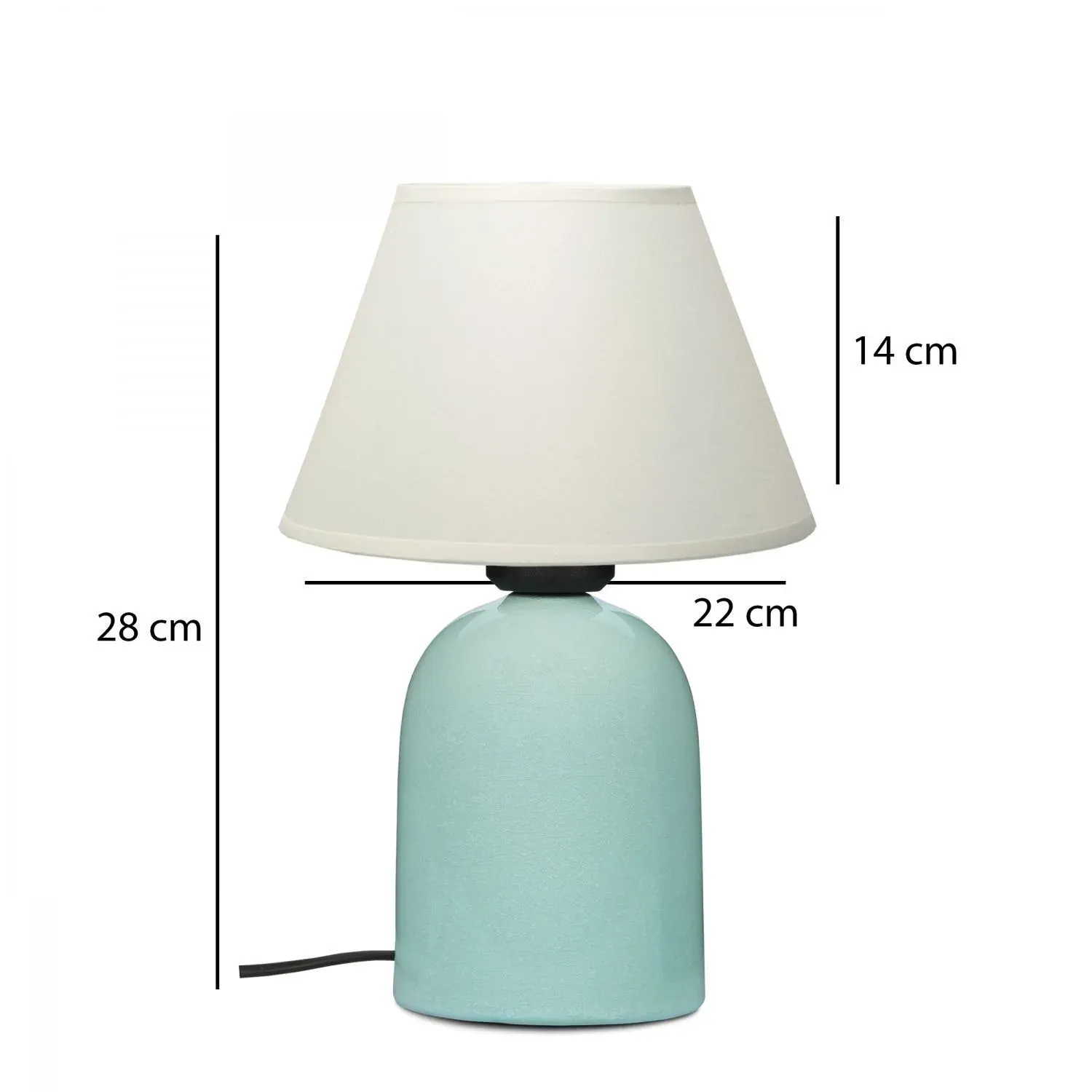 Lampa stołowa 241931 niebieska — zdjęcie 3
