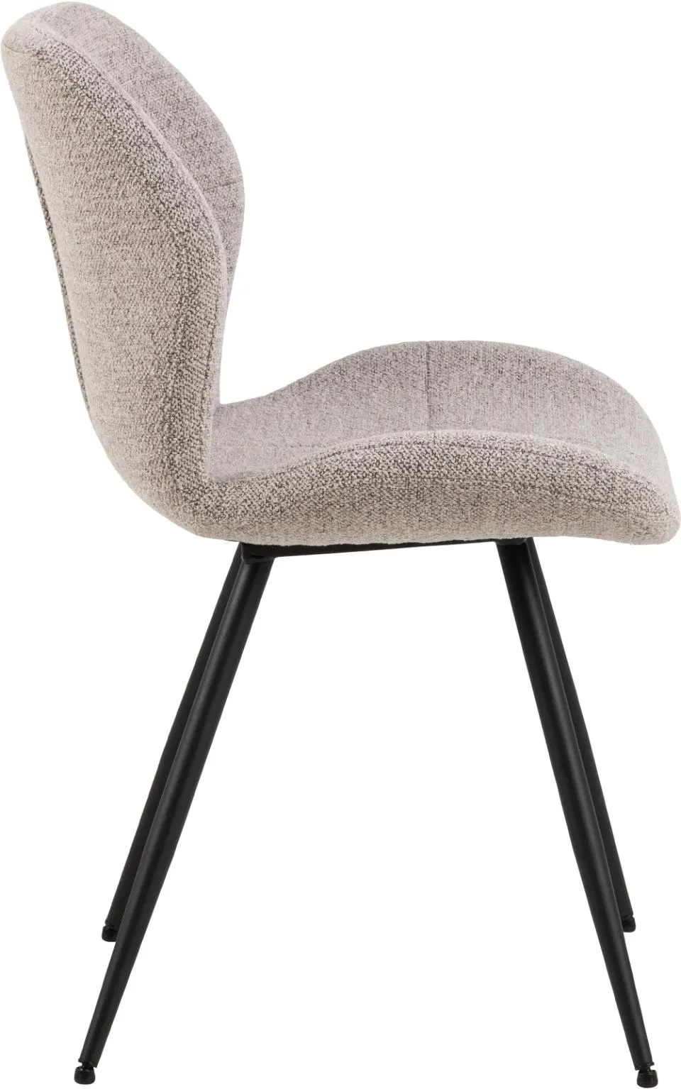 Krzesło Tozzi Beżowy- zam. błyskawiczny, Czarny ( zestaw 2 sztuk ) - 0000098905