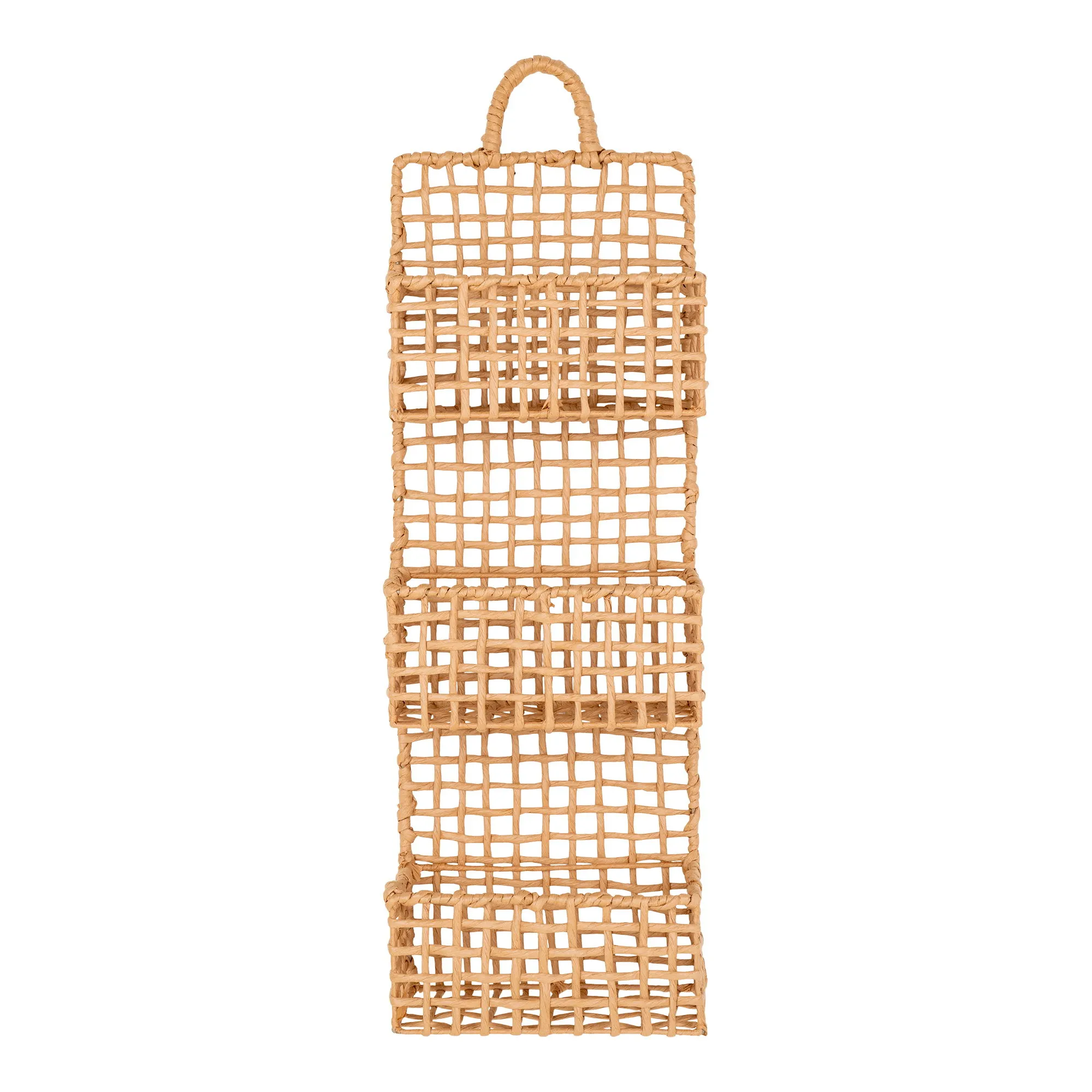 Półka ścienna SINES papierowa 25x15x70 cm - naturalny - 4401541