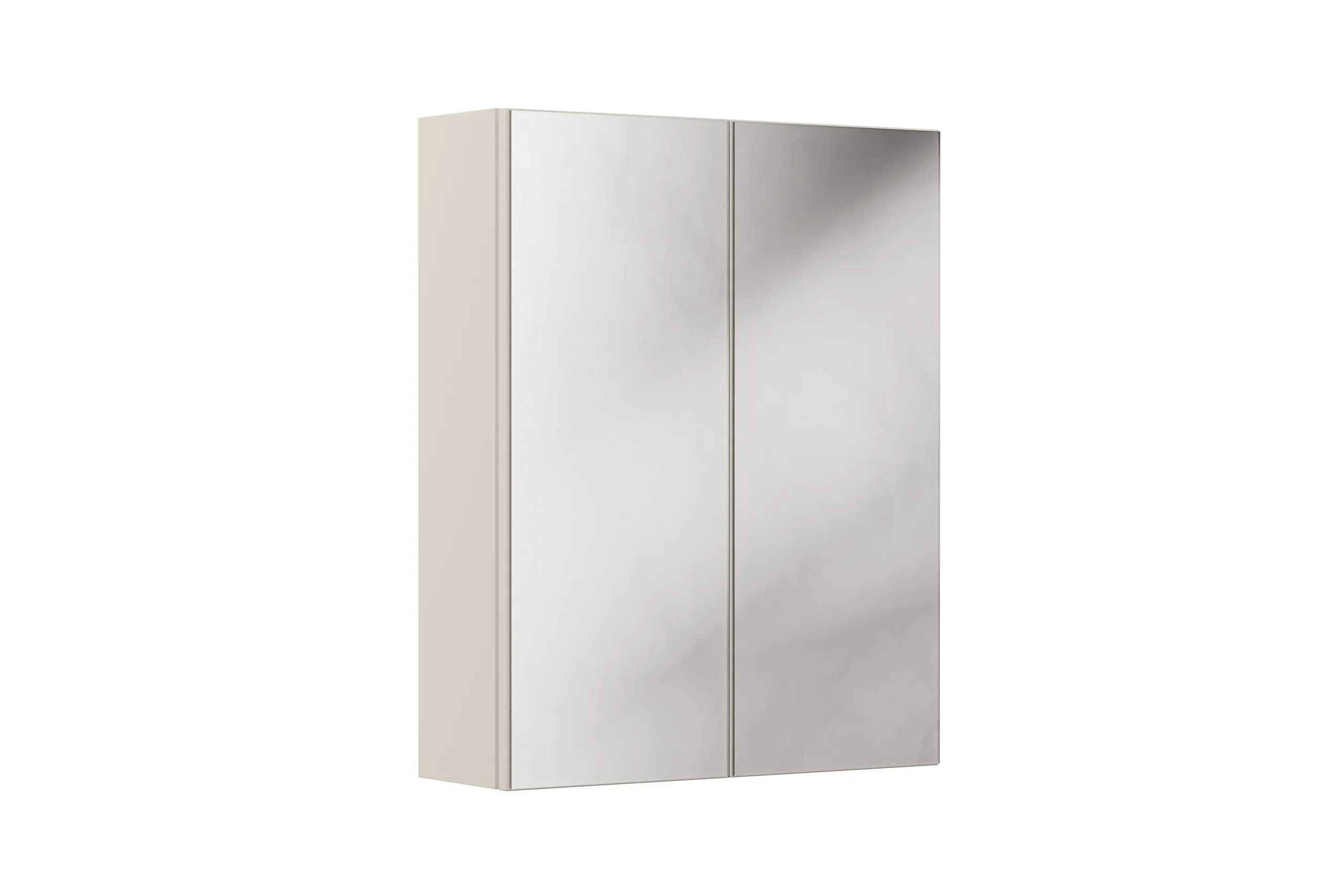 Szafka z lustrem Bella Cashmere 2-drzwiowa 60cm, kremowy