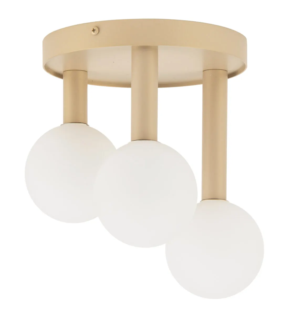 Lampa sufitowa PERLA 3 biało-złota