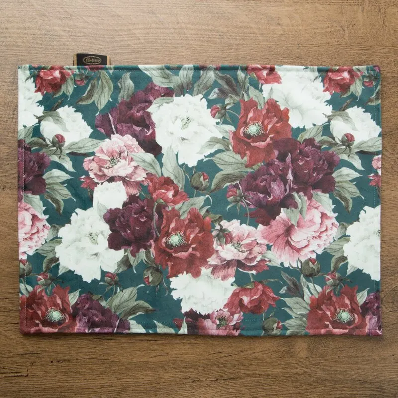 Podkładka dekoracyjna na stół VELVET 2 30X40 CM ZIELONY - EU_415639