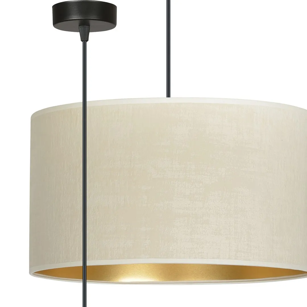 Lampa wisząca HILDE 1 czarny biały — zdjęcie 2