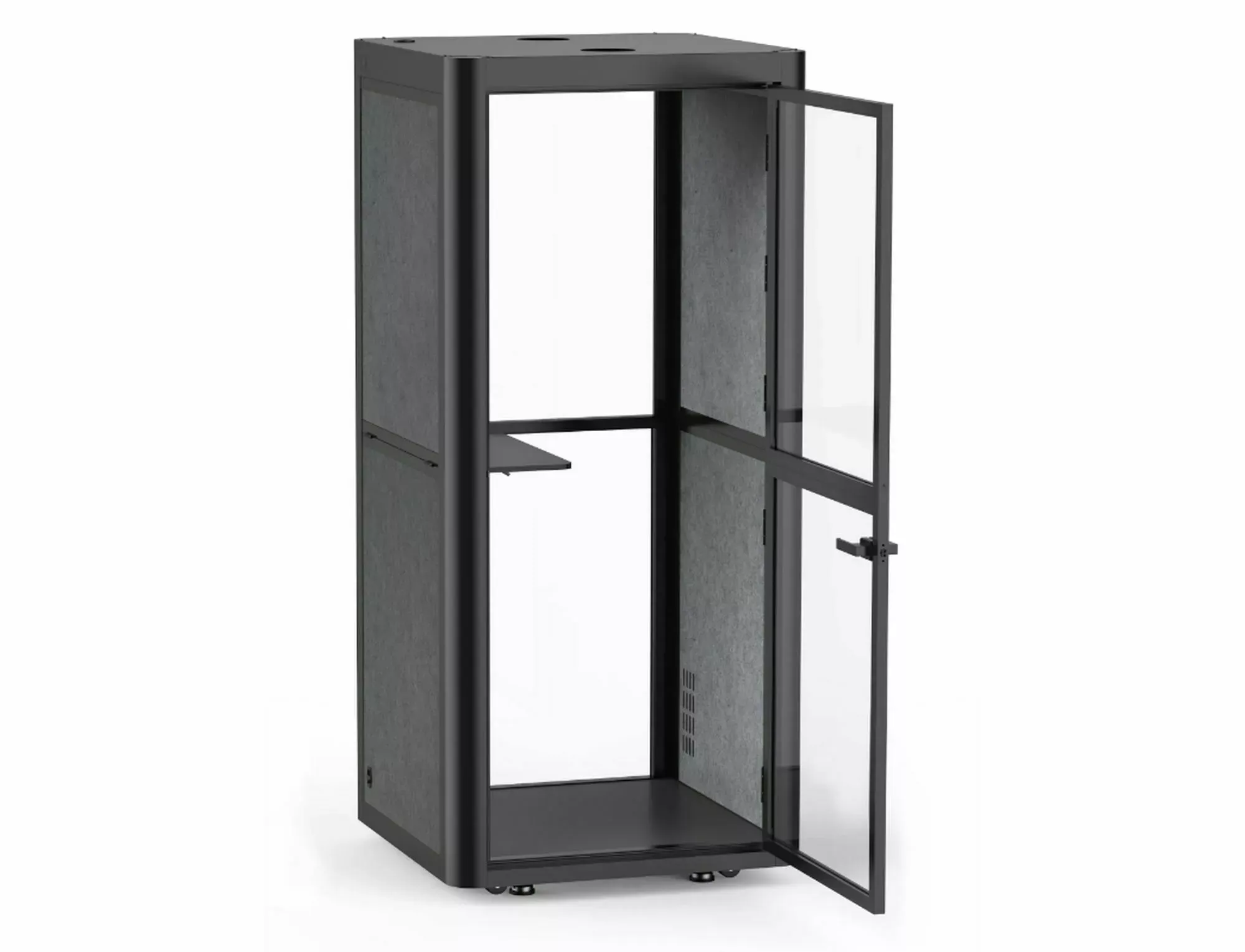 Kabina Budka akustyczna wygłuszająca POD - ciemnoszary, czarny - POD