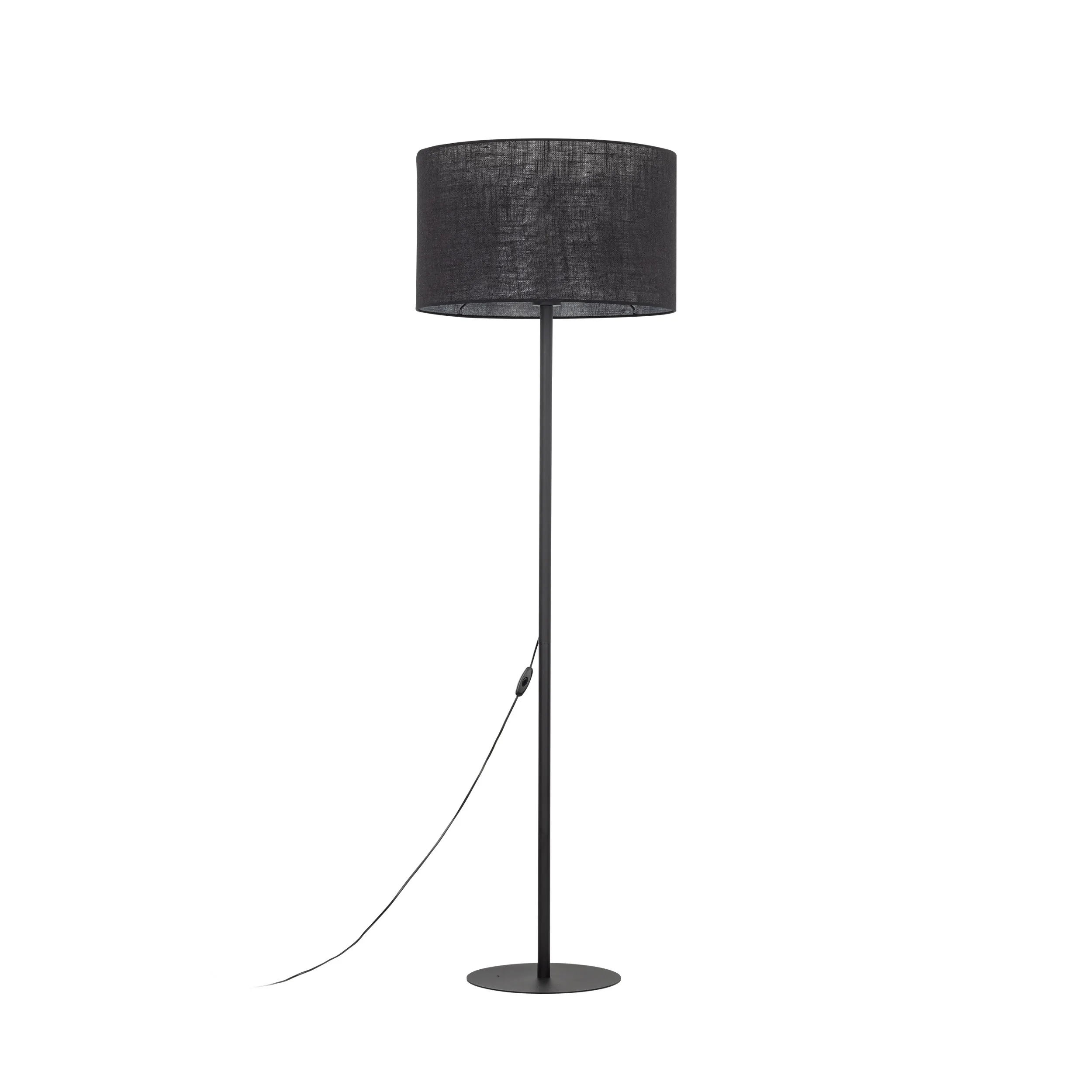 Lampa podłogowa GLORII czarna 160x50cm