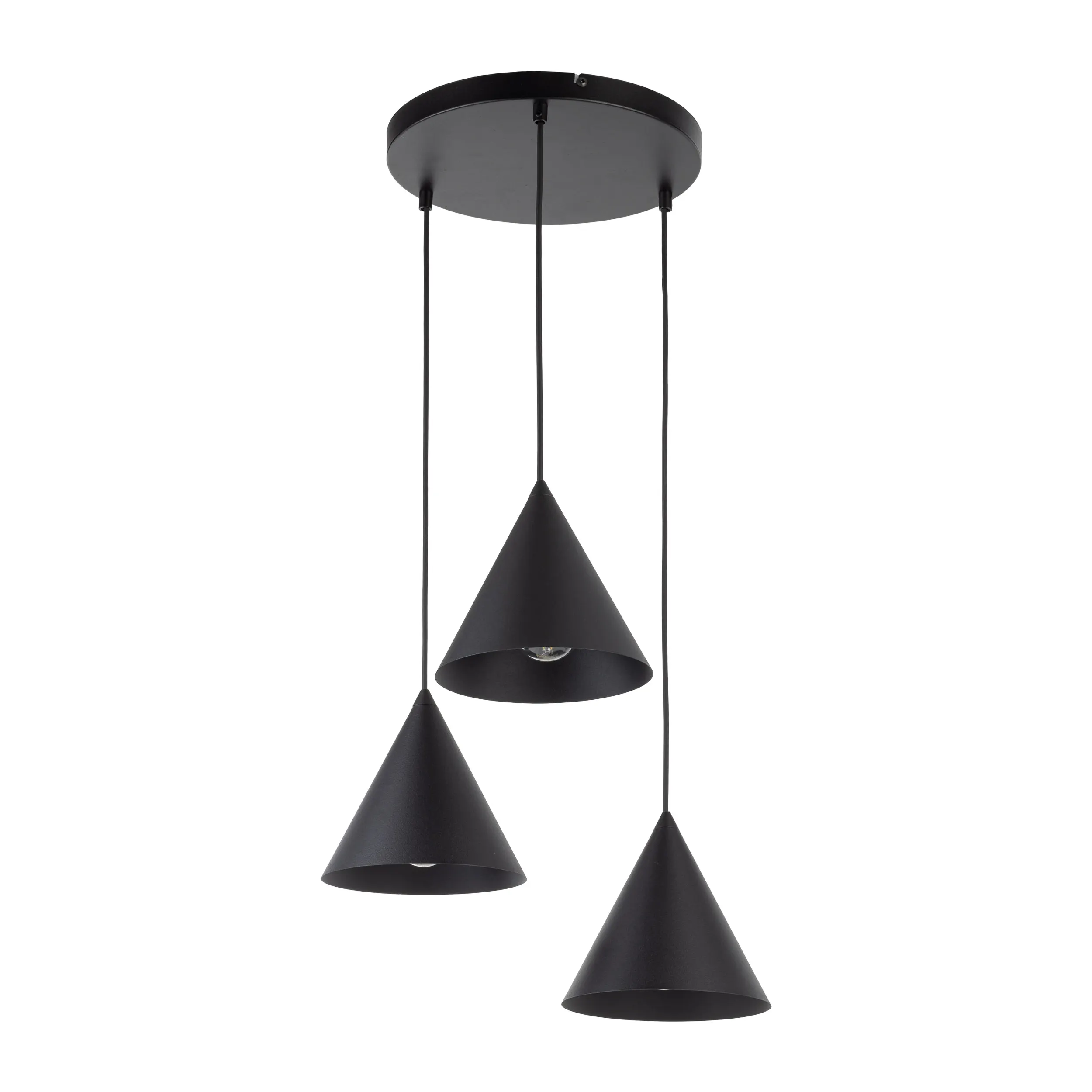 Lampa wisząca CONO czarna 140x42cm - TK_10067