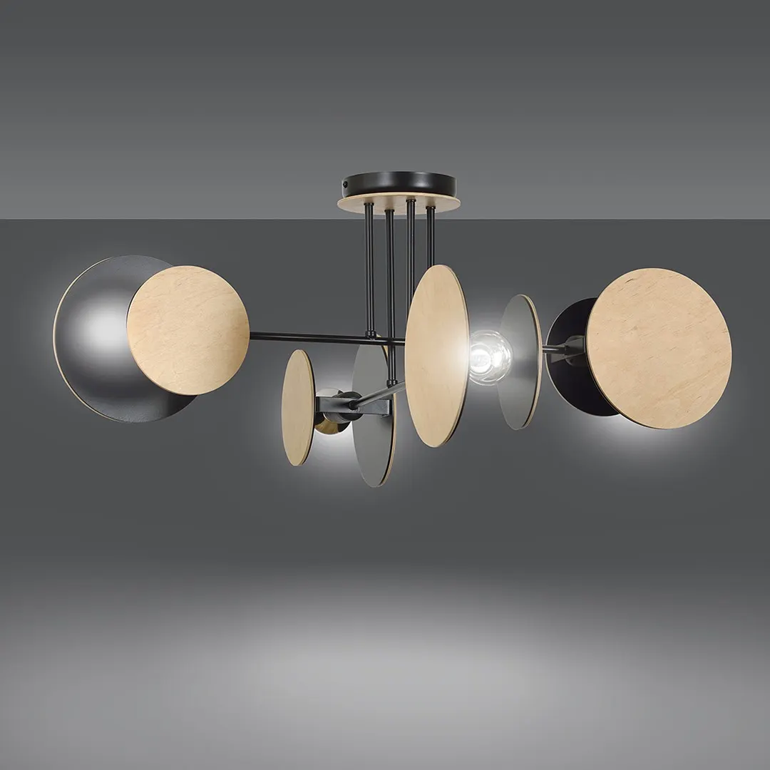 Lampa sufitowa ZITA Czarny 173/4 - 173/4