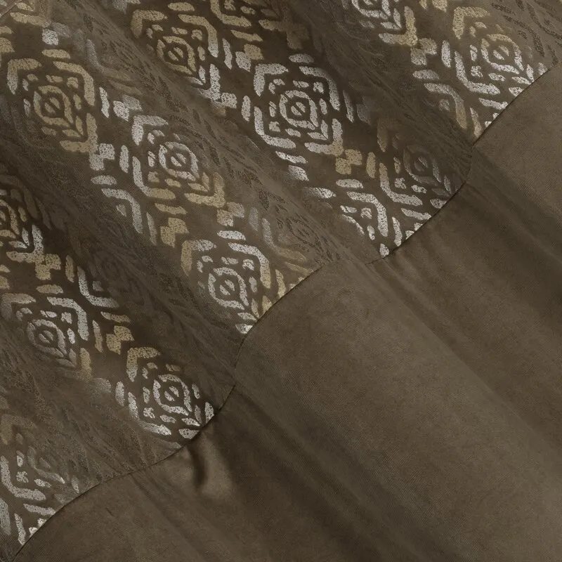 ZASŁONA GOTOWA LIZA 140 X 250 CM JASNOBRĄZOWY - EU_402174