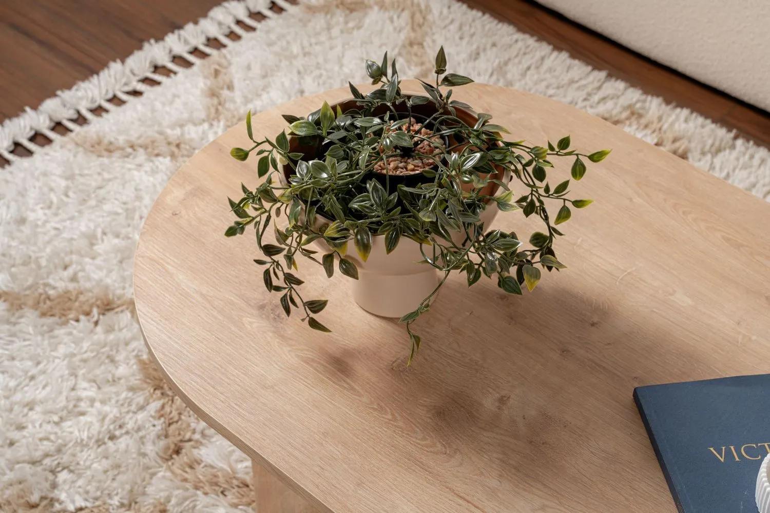 Stolik kawowy SABLE 60x120 dąb sapphire - ASI_909NRD1104