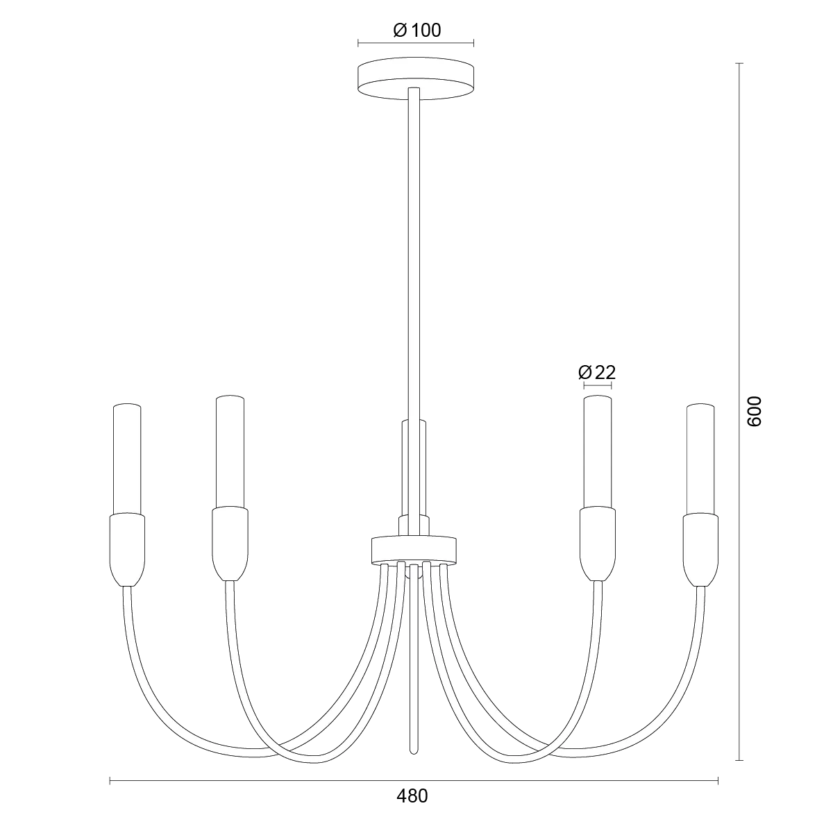 lampa wisząca, świeczniki, kandelabry, żyrandol, metalowy stelaż