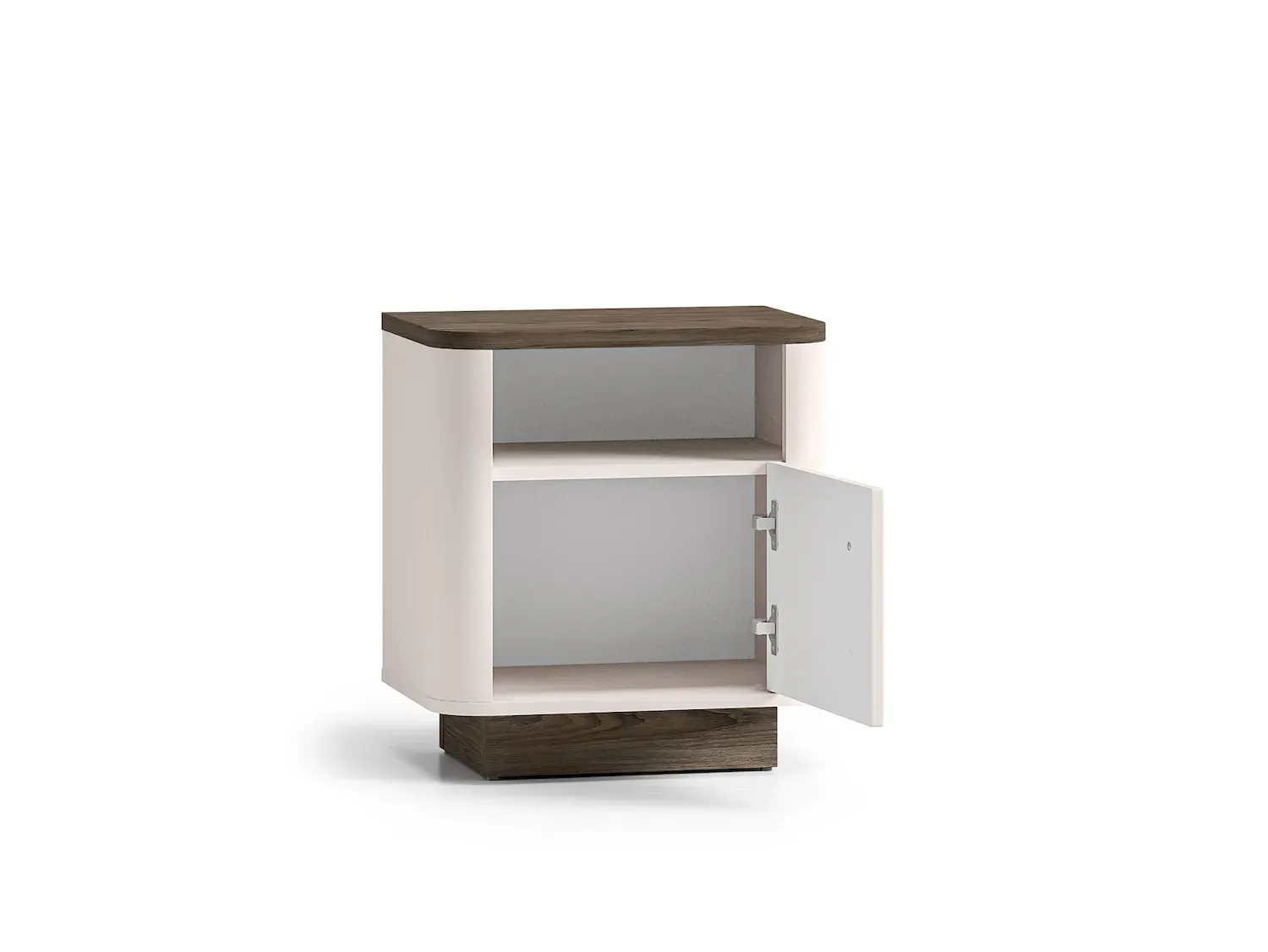 Szafka nocna 1-drzwiowa VILAVIO 07 dąb windmill dark cashmere - 1VILA07-001