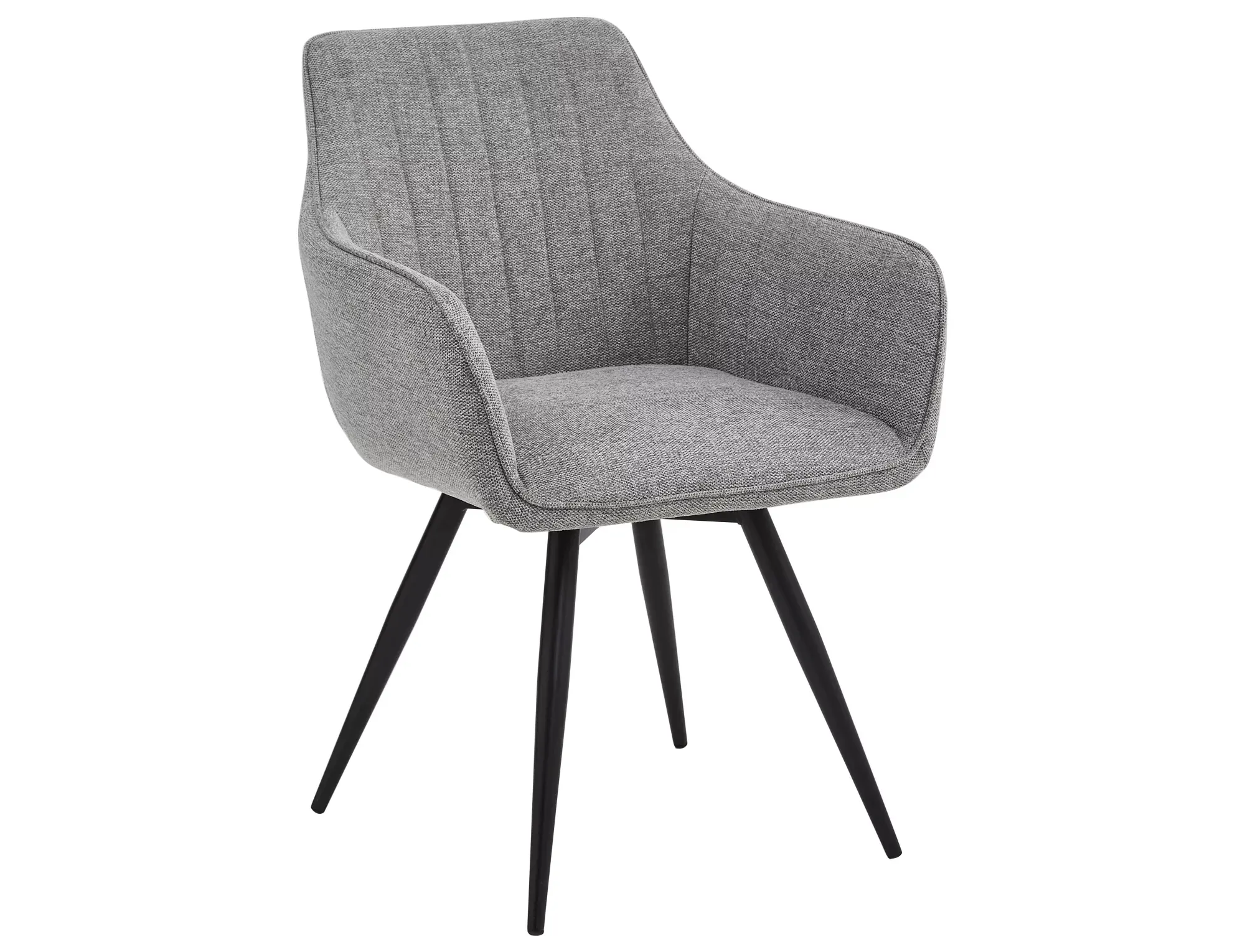 Krzesło z podłokietnikami BALLO BREGO 31 jasnobeżowy, czarny stelaż