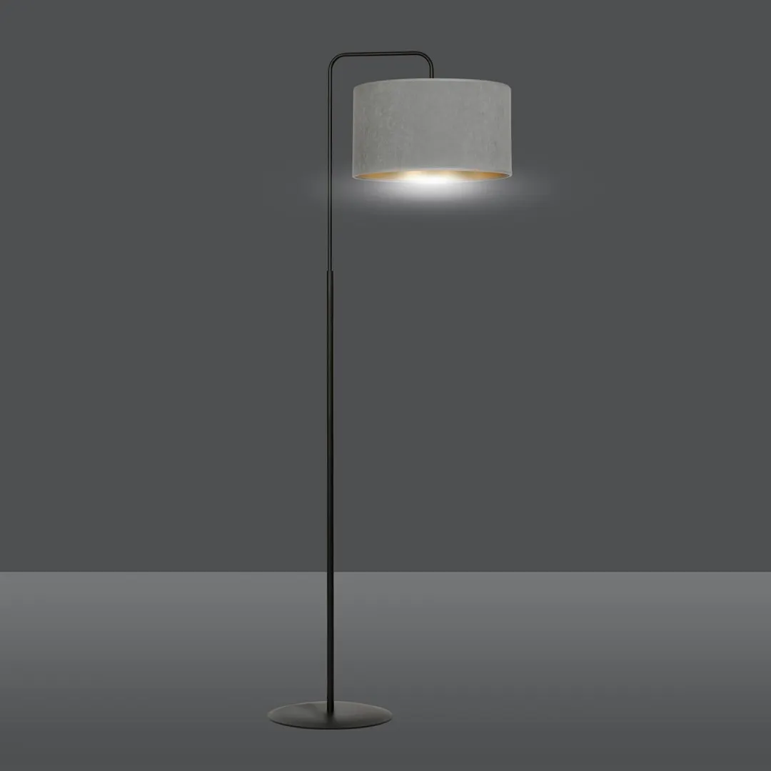 Lampa stojąca HILDE LP1 czarny szary — zdjęcie 4