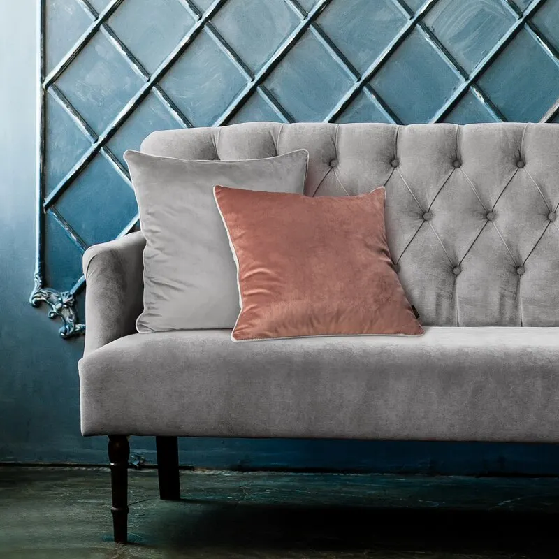 POSZEWKA VELVET 45 X 45 CM TURKUSOWY - EU_404628