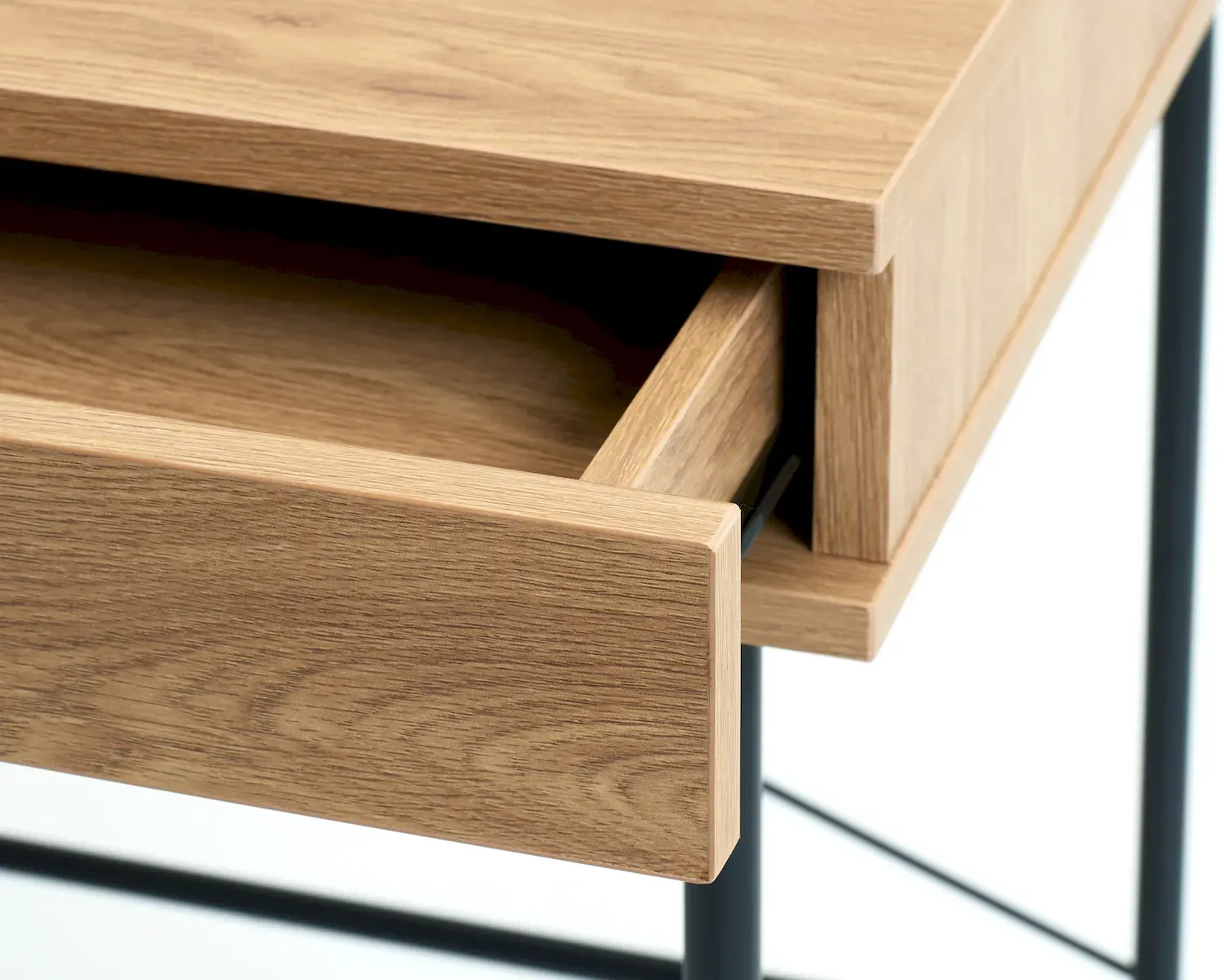 Biurko z szufladą PENSACOLA 60x120 naturalne - UN_44682023