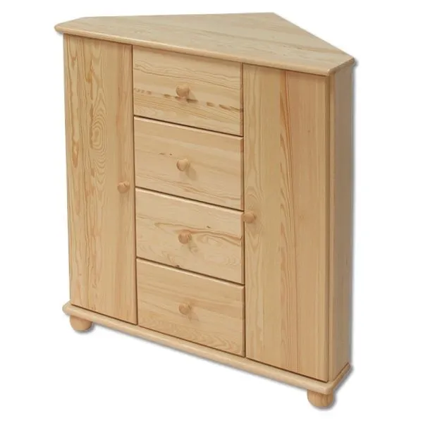 KD134 komoda S90 W100 G74/60 sosna dąb DREWMAX